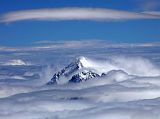 2 1 Lhotse and Everest From Kathmandu to Lhasa Flight Mount Everest and Lhotse were the only mountains tall enough to poke above the monsoon clouds on our flight from Kathmandu to Lhasa.